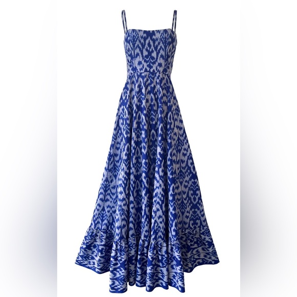 De Castro Aquarius Maxi Dress Size Medium EUC - Picture 1 of 11